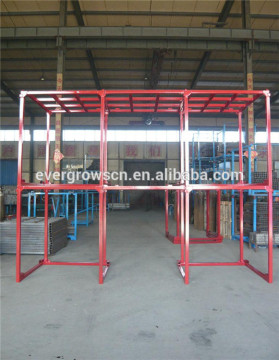 stacking shelves with grid guard