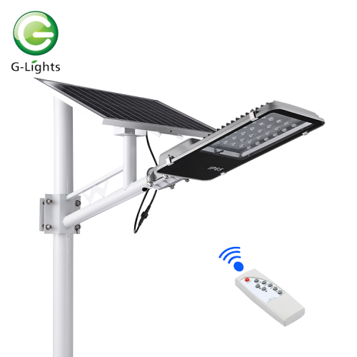 luz de rua led solar de alumínio ip65 100w à prova d&#39;água