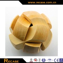 Wooden 3D Brain Teaser Puzzles ball - Soccer Ball Wooden Puzzle