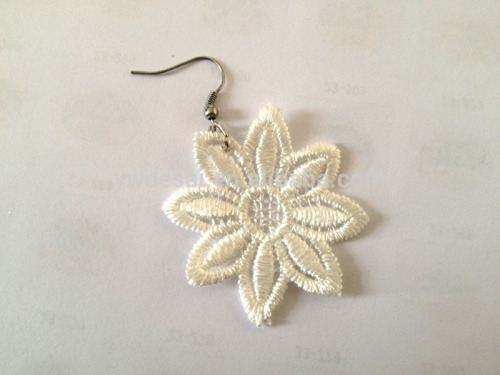 New fashion weaved Snowflake earrings