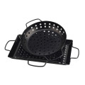 4-Piece Grilling Basket Set with BBQ Tong