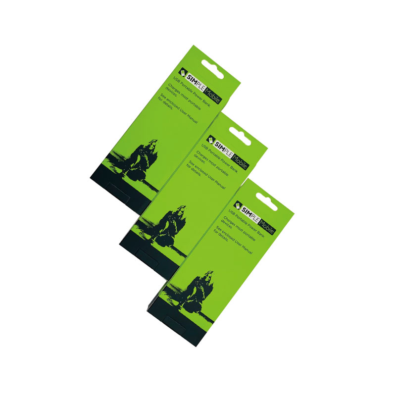 SIM-Karten-Farbbox-Verpackung