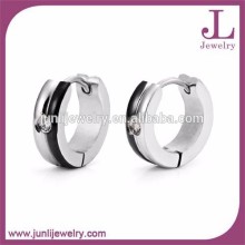 Two Tone Stainless Steel Hoop Earring Fashion Earring Designs New Model Hoop Earrings