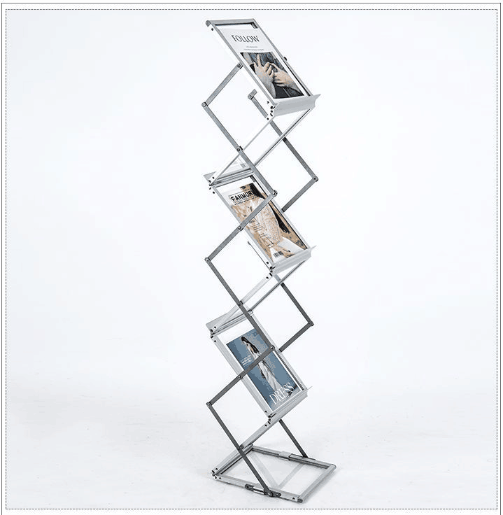 Zip Up Brochure Stand