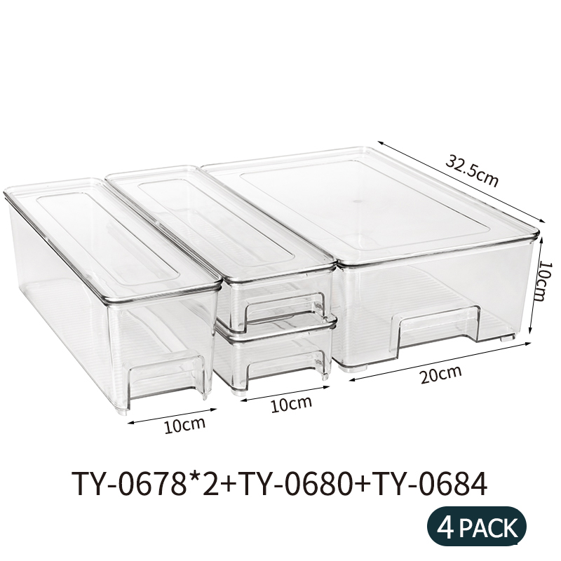Creative House freshness preservation friger stackable egg storage box 18 grids plastic refrigerator egg storage