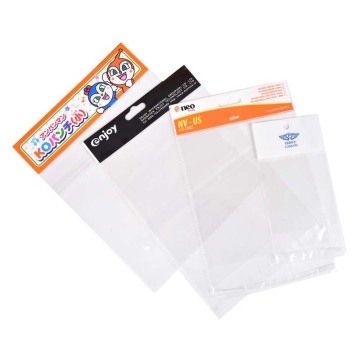 Environmental protection OPP card head plastic bags