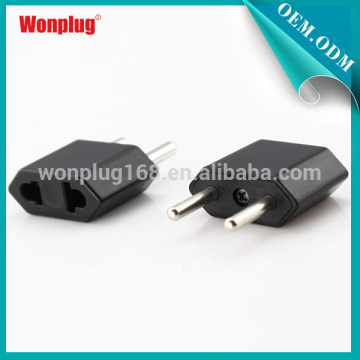 Universal usa plug to euro plug adapter 2 pin plug to Eu/euro Plug Adapter Europe Plug Adaptor