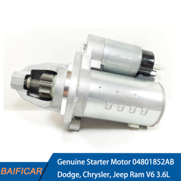 Baificar Brand New Genuine Starter Motor 04801852AB For Dodge, Chrysler 300C, Jeep Grand Cherokee , Wrangler and Ram V6 3.6L