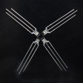 2 * 3 * 4mm LED hình chữ nhật hai màu R / Y Anode chung