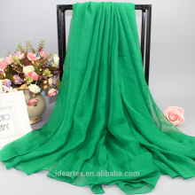 China supplier 100%polyester woven chiffon scarf