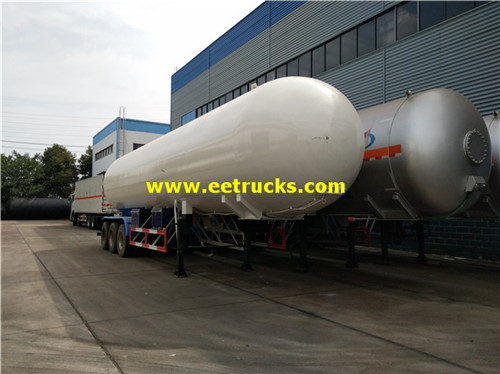 15000 Galan 30mt Propane Sayar da Tankali Trailers