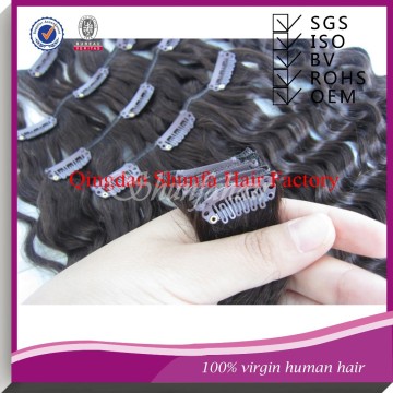 Double drawn clip in hair extension,150g remy clip in hair extension,clip in layer hair extension