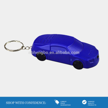 Mini Car Key Chains LED Flash light Key Ring