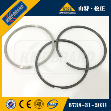 Piston Ring Ass&#39;y 6738-31-2031 pour le moteur Komatsu SAA6D102E-2C-8