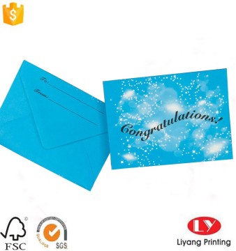 Wholesale Gift Card Printing With Envelope Packaging