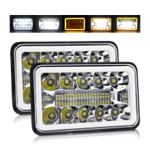 Wholesale Truck 4X6 LED Headlight - IP68 Super Bright Rectangular Amber Angle Eye for Trucks