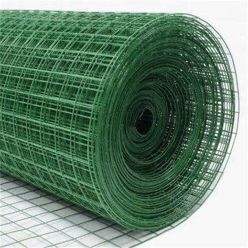 Temporary garden green color 2x2 pvc coated welded wire mesh