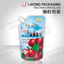 Aluminum Foil Fruit Juice Packaging Material in Stand Up Pouch