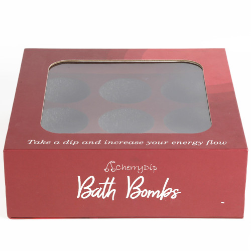 Custom Magnetic Paper Book Box With Window