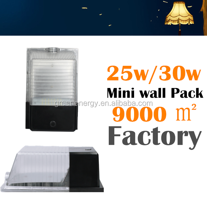 30w wall pack led light 3900lm 120lm/w 130lm/w outdoor wall light led dusk to dawn mini wall lamp 30w high power 5000k ETL DLC