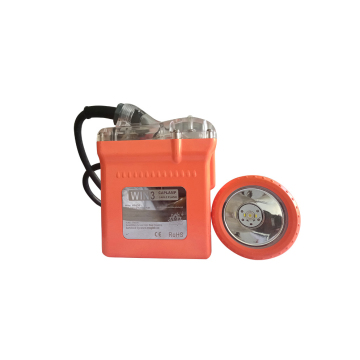 Cap Lamp Mounted with Flashing Beacon