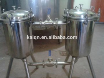 Sanitary Stainless steel Pipeline filter Duplex Filter