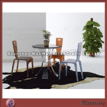Elegant Acrylic Tea Table and Chairs