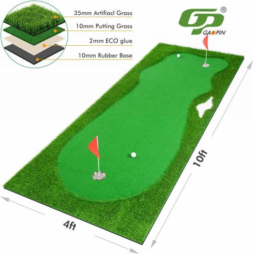 Golf Daddy 2 Lỗ đặt hệ thống Mat Green