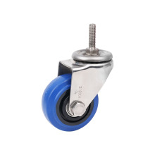 Customized Durable Industrial Forklift Casting with 8" Heavy Duty Needle Roller Bearings and Polyurethane Wheels