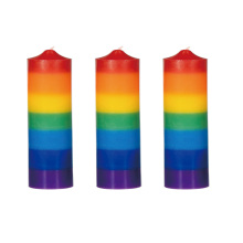 Big Chakra Candle Color Pillar Candle for Meditation