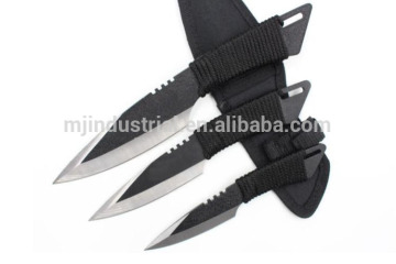 3pc-set outdoor survival knife, hunting knife, dive knife.