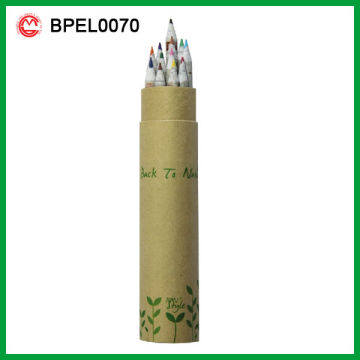 12 newspaper eco color pencil