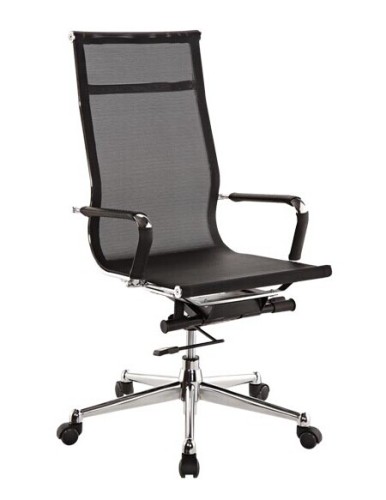 Metal & Nylon High Back Desk Chair