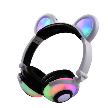 Cute design kids fashion stereo panda headphone