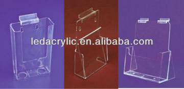 ACRYLIC SLATWALL LITERATURE HOLDERS