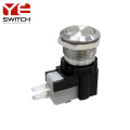 Interruptor de botão de metal de alta corrente IP67 de 19 mm67