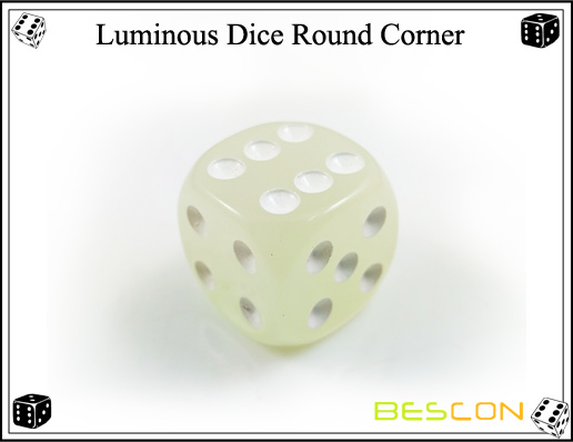 Luminous Dice Round Corner2