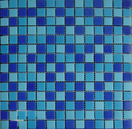 Simhall pool glas mosaik