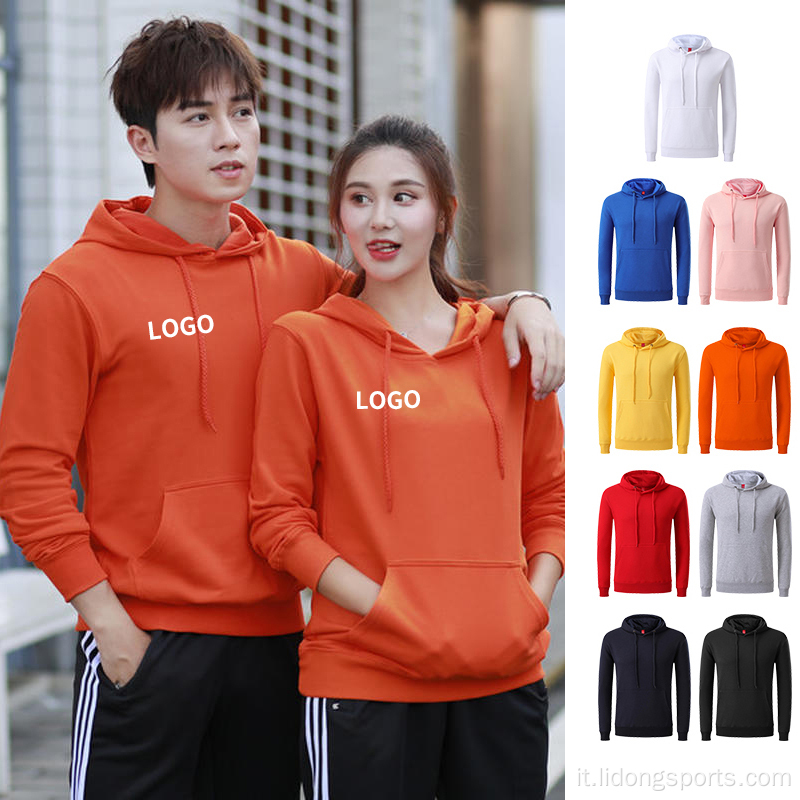 Spring Autumn Unisex Spetshirt Pullover Brand personalizzato con cappuccio