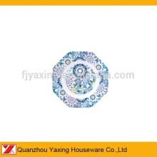 QuanZhou yaxing melamine 8.5" Octagon Dinner platters