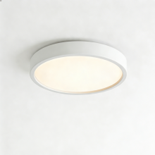 Ceiling-mounted LED light for living spaces