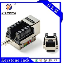 ROHS Certification RJ45 Cat5e/Cat6 Ftp Keystone Jack