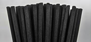 Fully biodegradable bamboo charcoal coffee straw
