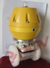 Aluminum cylinder PVDF High pressure Control Valve diaphragm valve