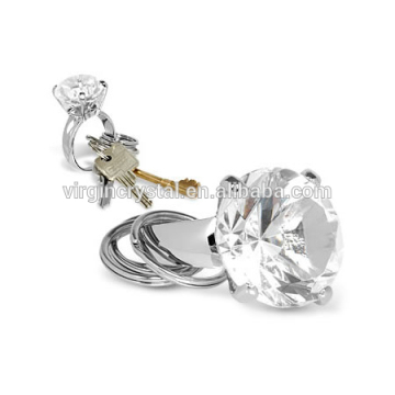 Wholesale K9 Crystal Diamond Key Ring For Wedding Take Away Gift