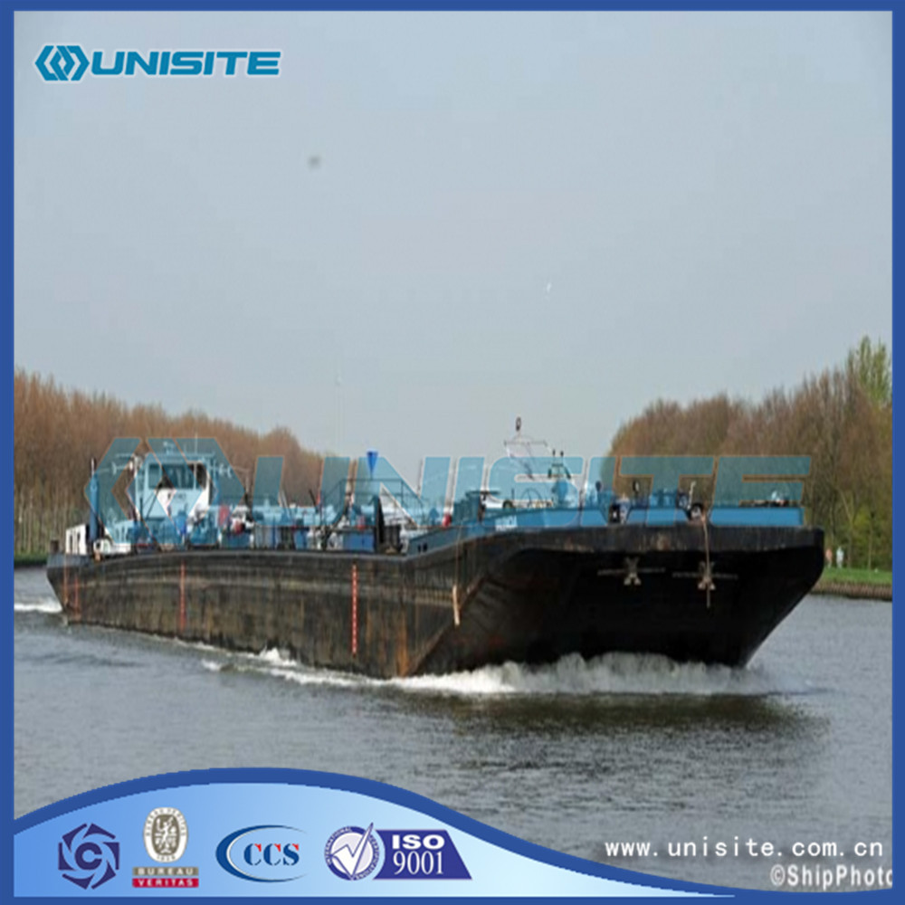 Marine self propelled boat barges