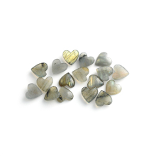 Natural Labradorite Heart Shaped Cabochon Cut