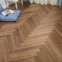 American walnut herringbone parquet chevron