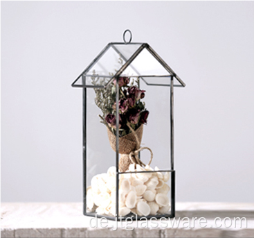 Heißer Verkauf Pflanze Rose Gold Glas Terrarium Geometrisch