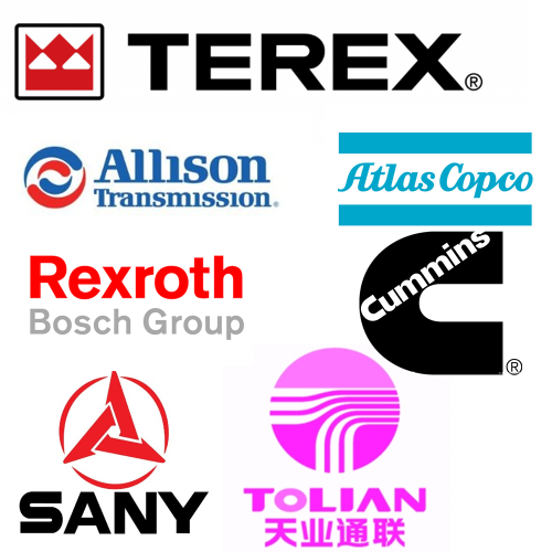 Terex yedek parçalar vinç pompası assy 15308591